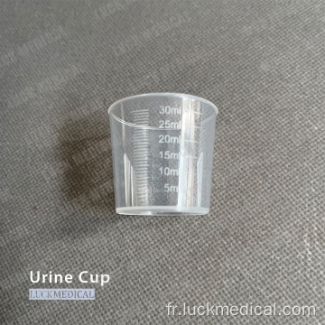 Tasses d&#39;urine jetables pour tester